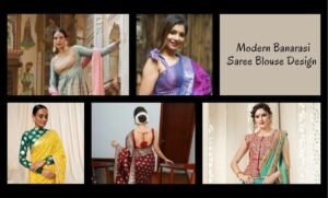 Modern Banarasi Saree Blouse Design