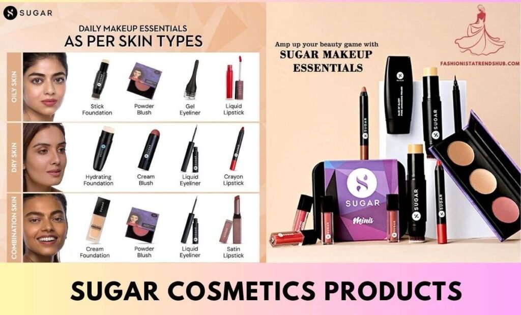 Sugar cosmetics products