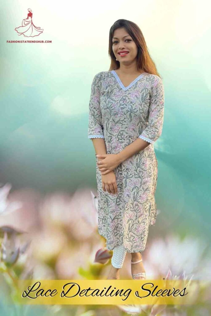 Lace Detailing Sleeves