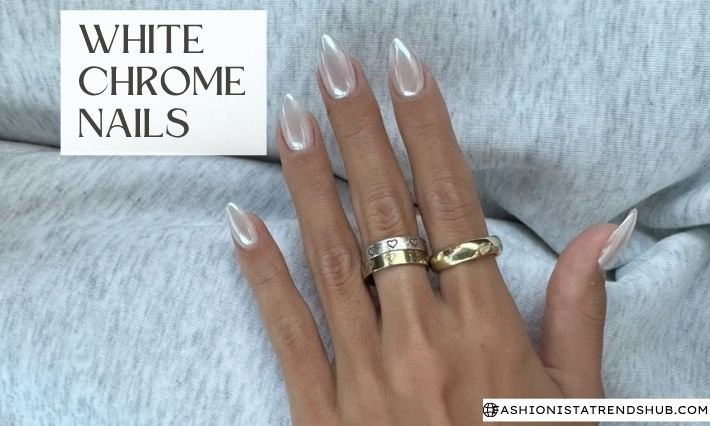 White Chrome Nails: 15 Stunning Designs That Define Modern Elegance