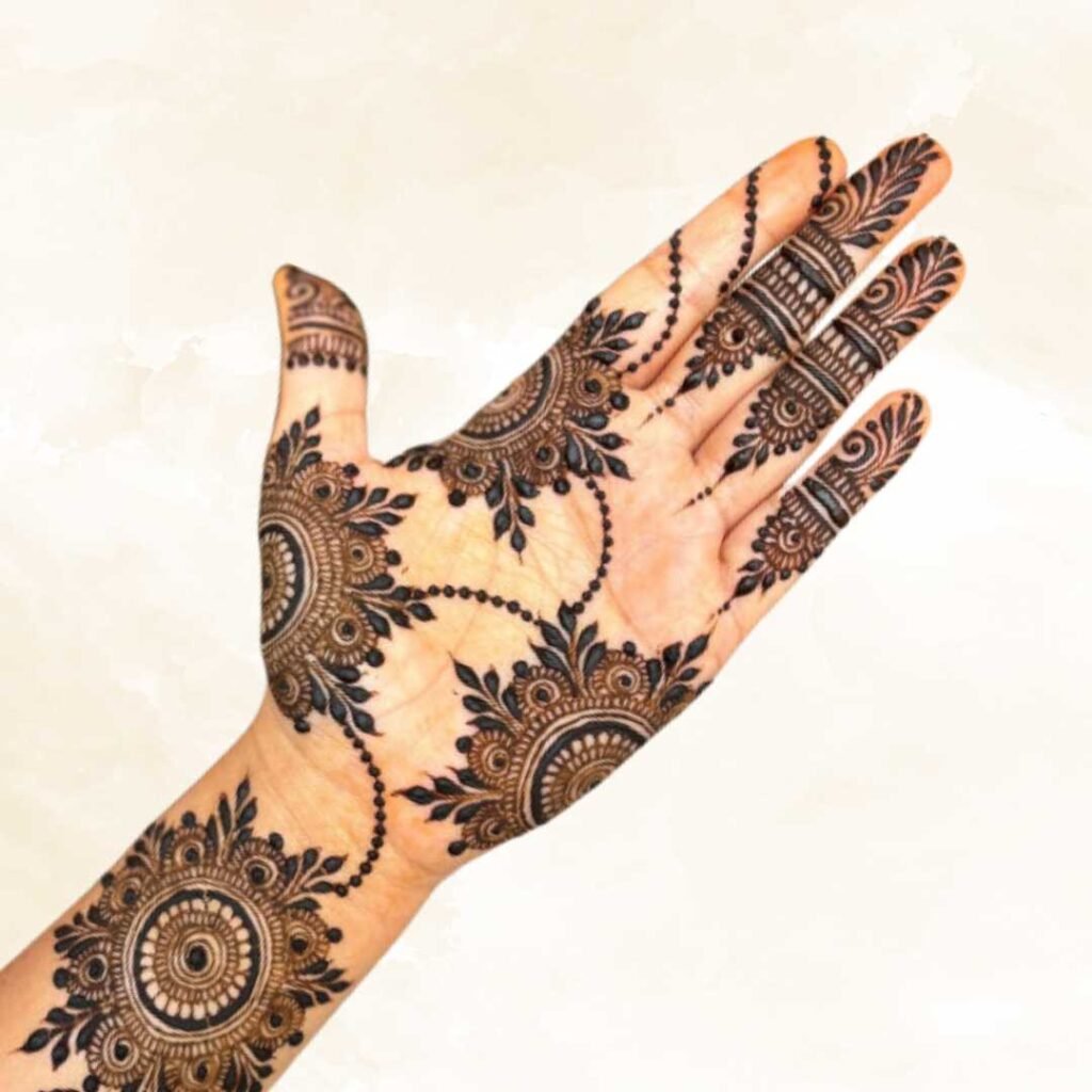 Arabic Trail Mehndi Design