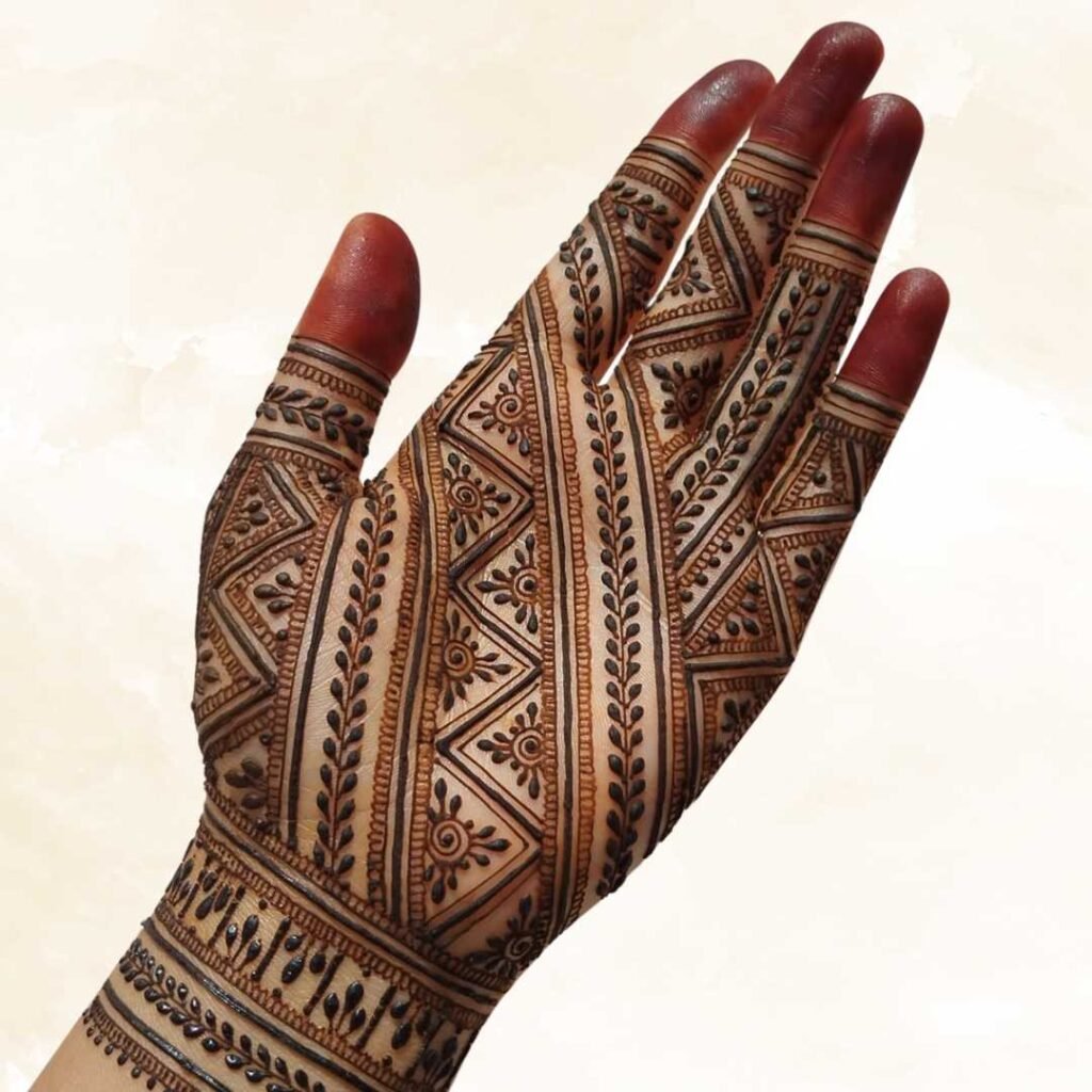 Geometric Designs Mehndi Design