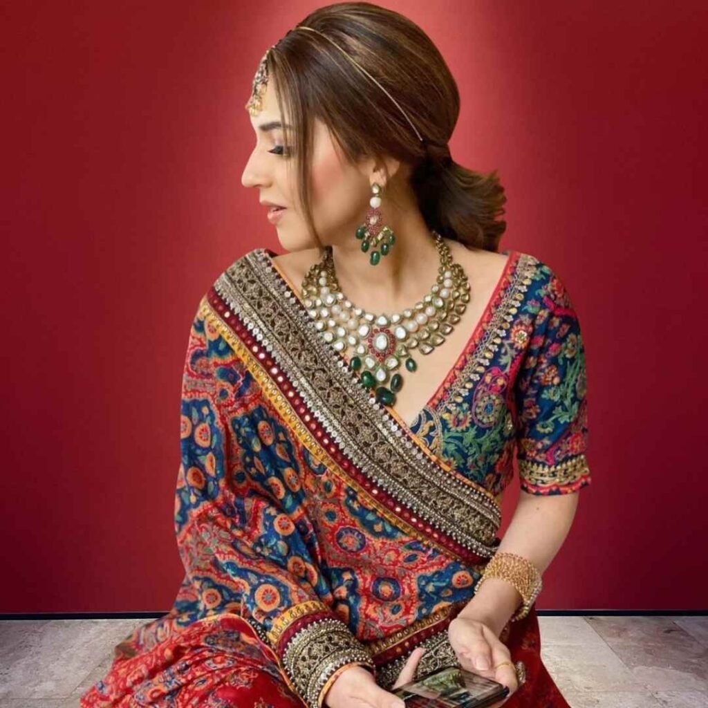 Playful Multicolor Ad Print Blouse Designs