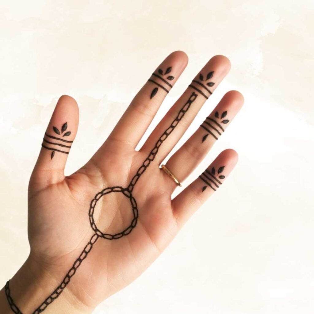 Bracelet Style Mehndi Design