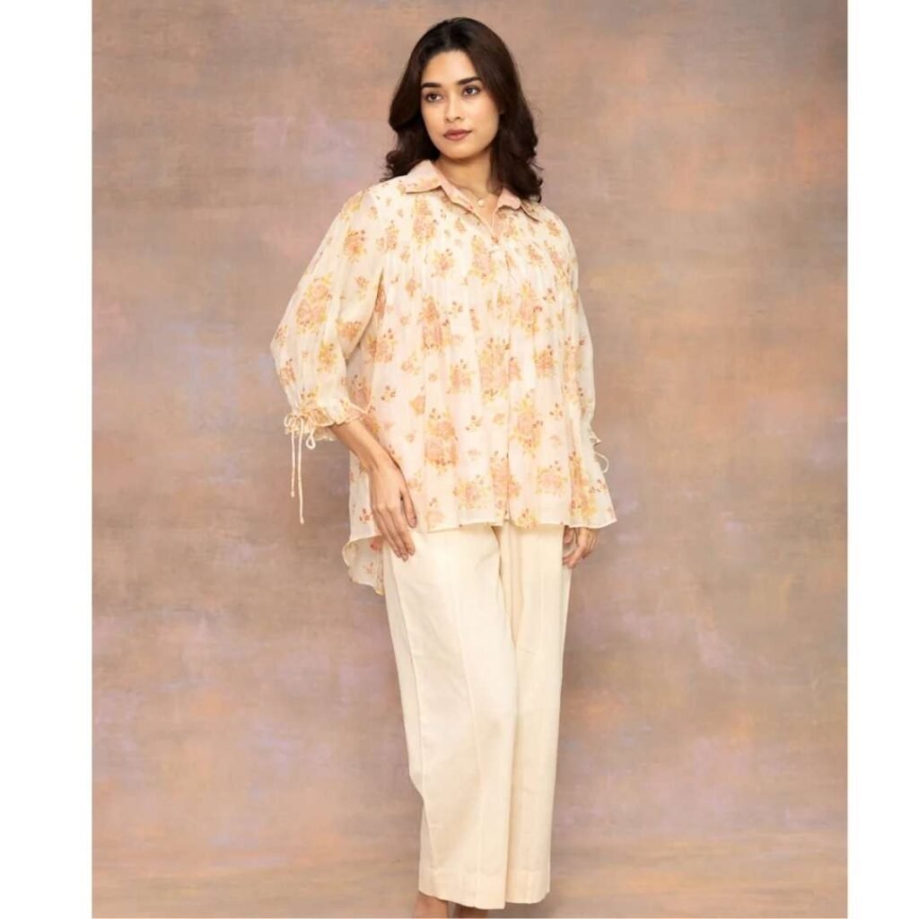 Minimal & Elegant Indian Ethnic Co Short Tops & Shirts