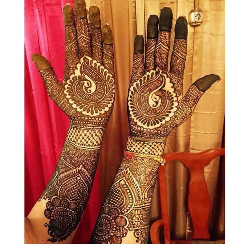 Paisley Branch Design Mehndi Design