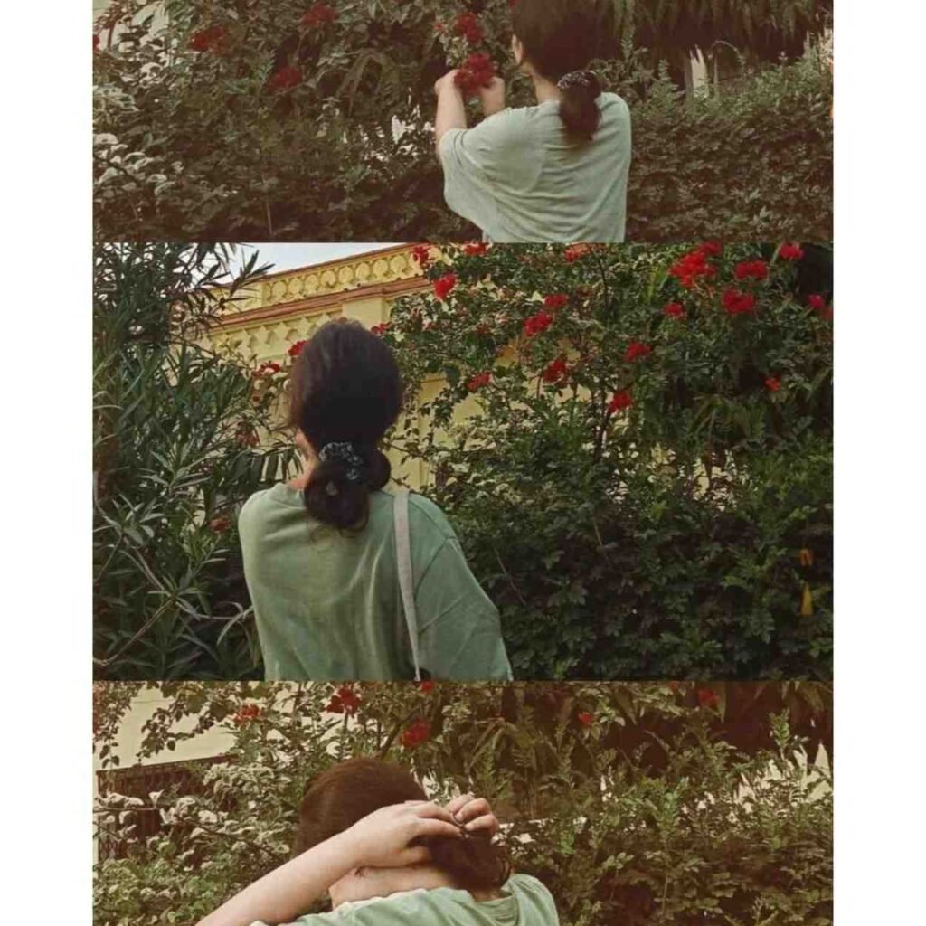 girl photo dp instagram hidden face