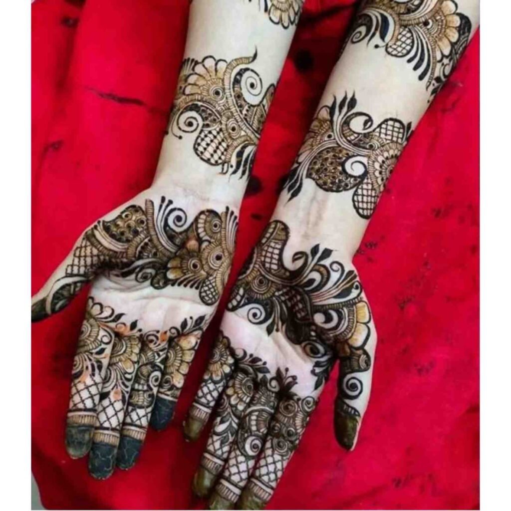 Band Style Easy Arabic Mehndi Design