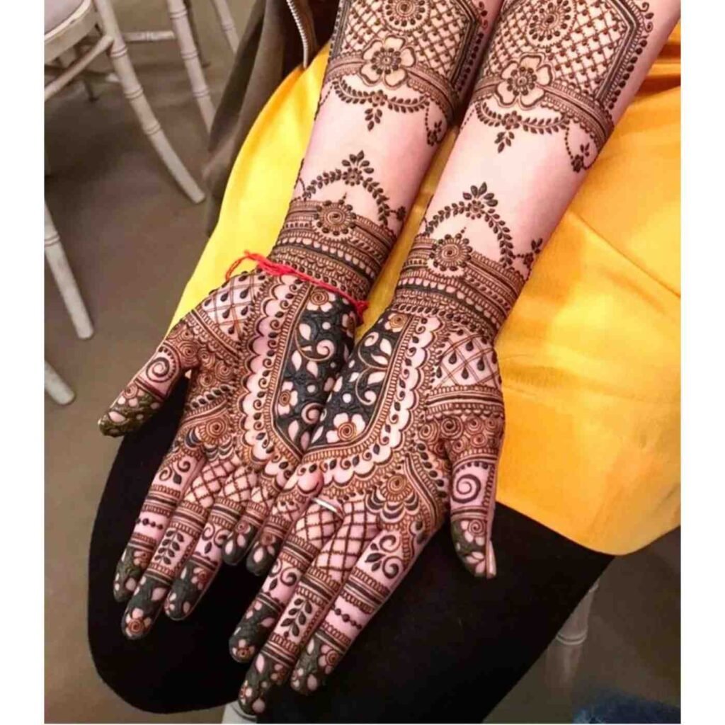 Break Apart Mehndi Design