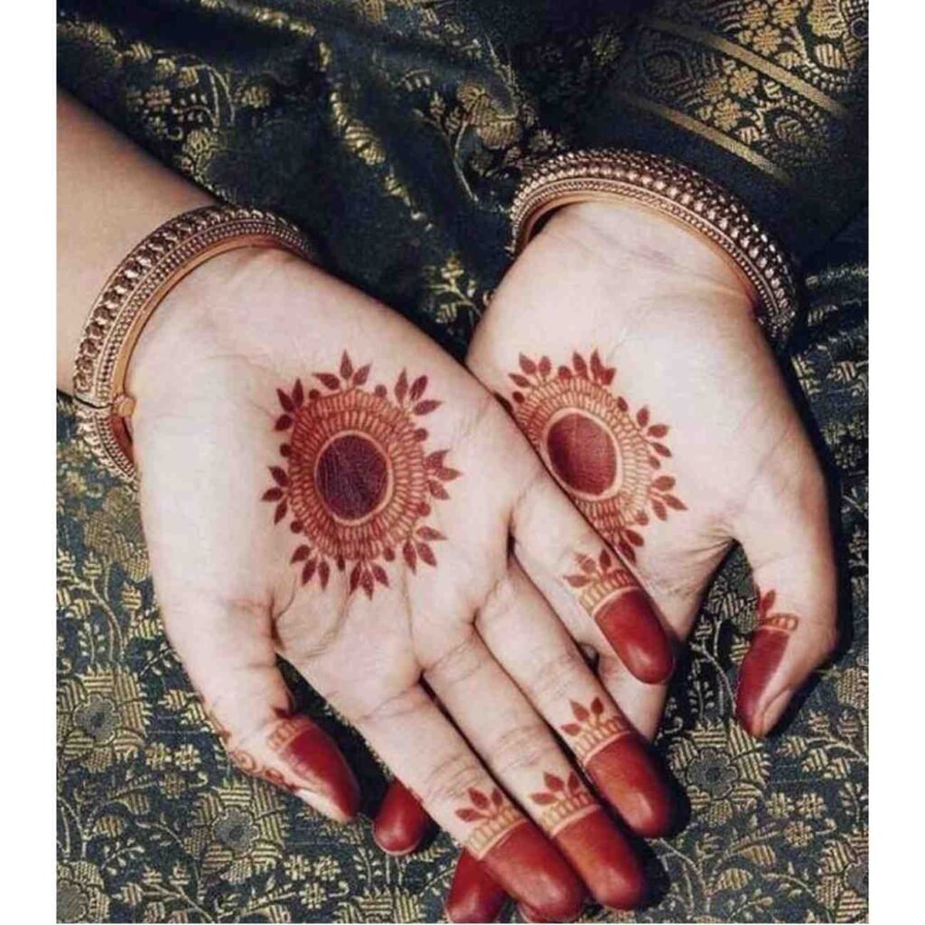 Circular Mandala Mehndi Design