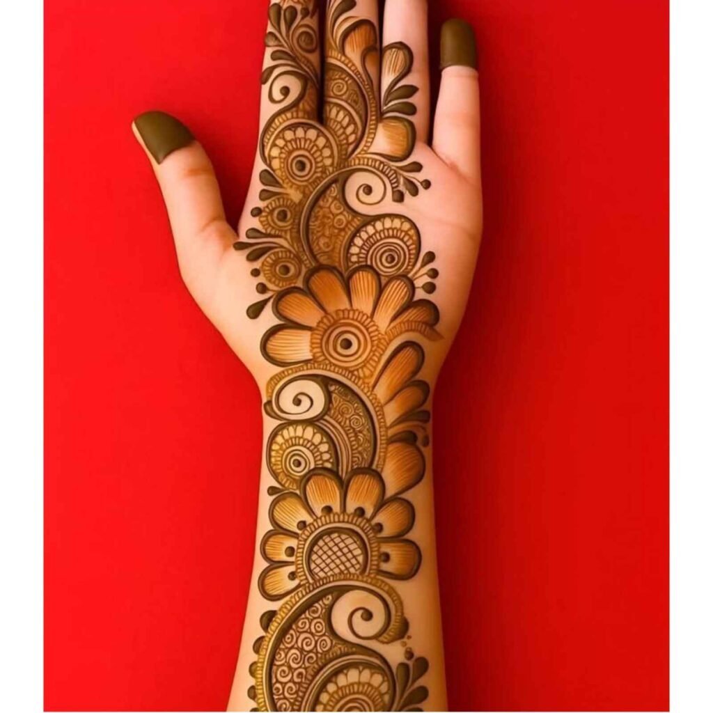 Classic Easy Arabic Mehndi Design