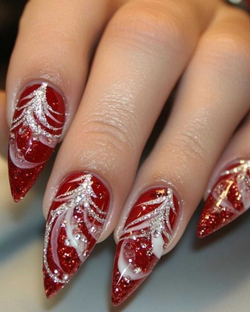 Classy Red Nail Designs