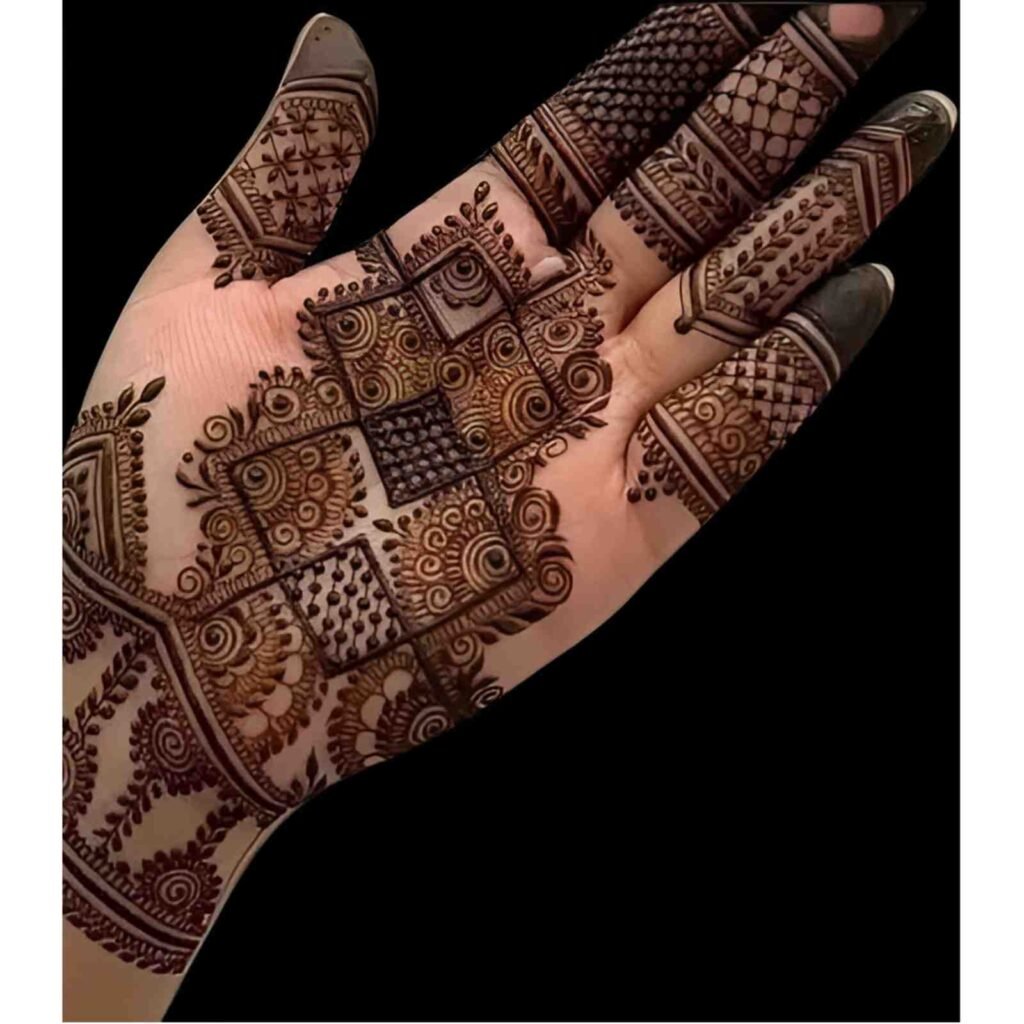 Diamond Tikki Mehndi Design