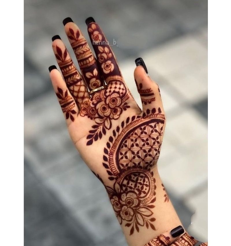 Mehndi Designs for Eid Front Hand