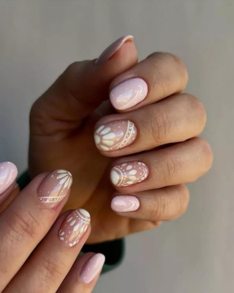 Nude Pink Nail Designs