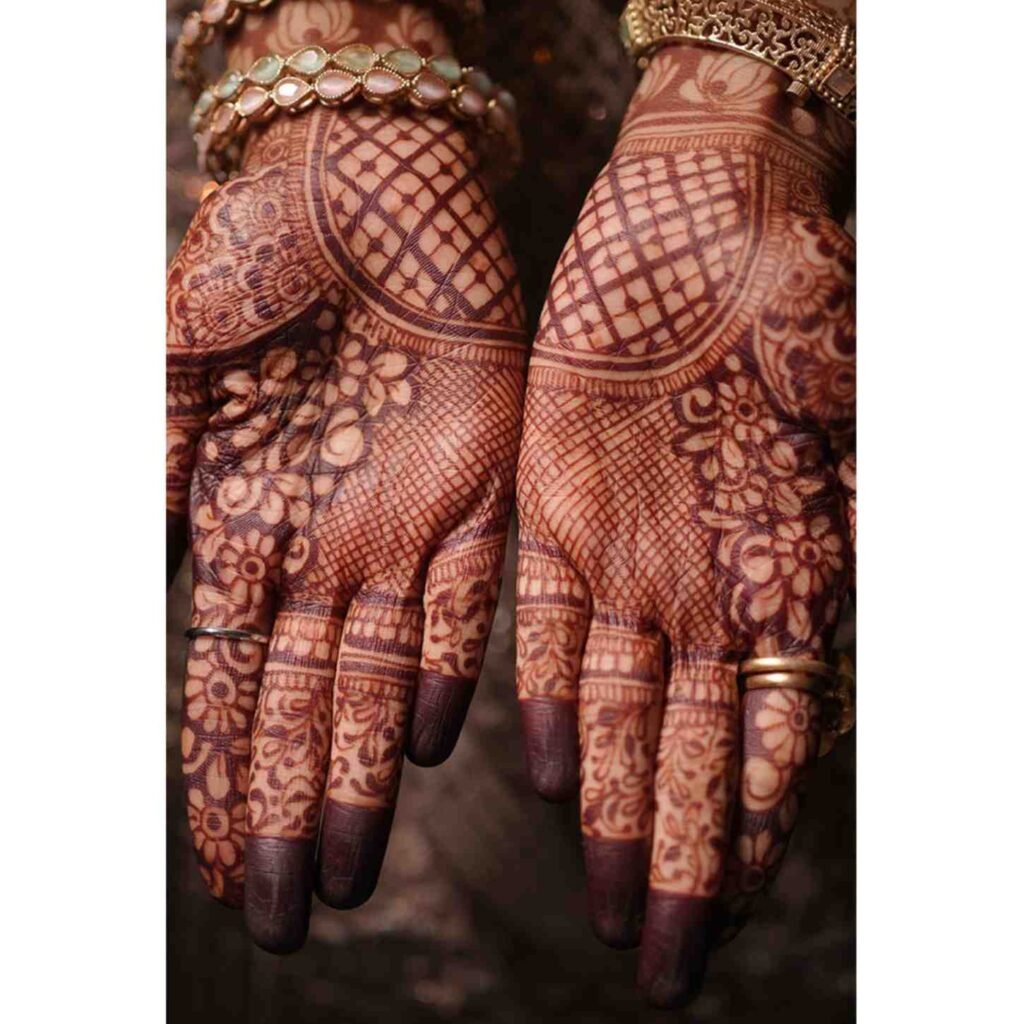 Royal Mughal Architecture Mehndi Design