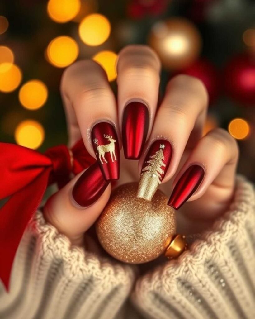 Silver Nail Designs with Glitter