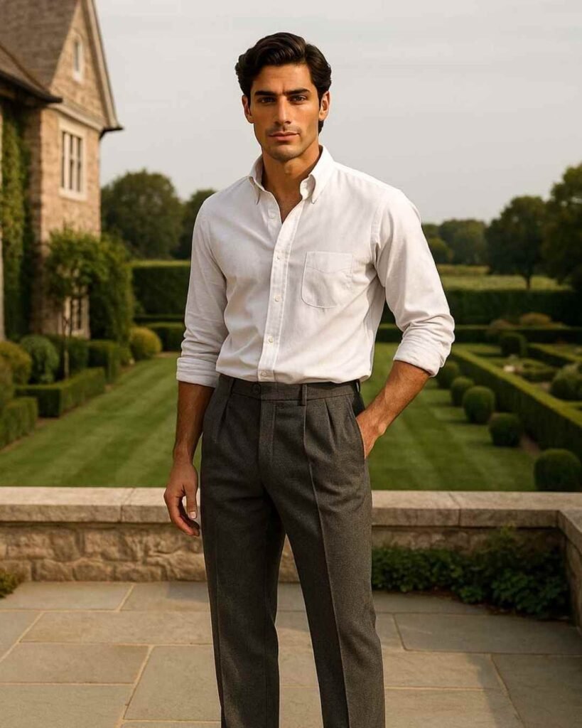 Polo Shirt Old Money Outfits Men: Formal & Classy