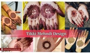 Tikki Mehndi Design