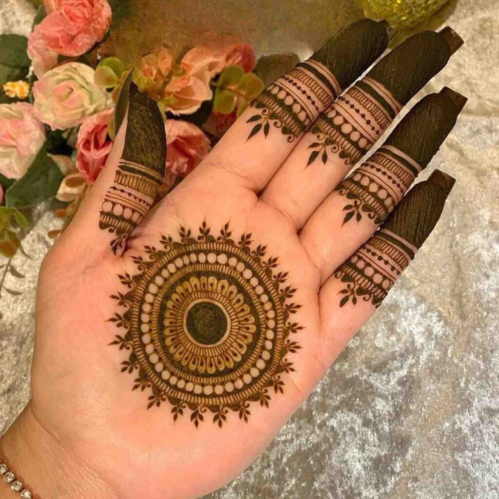 Simple Floral Mandala Arabic Style