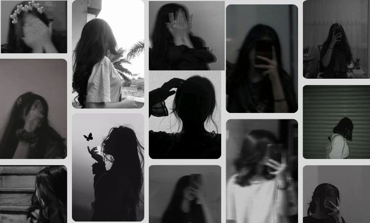Aesthetic Hidden Face Girl Pic Black and White: Entering the Enigmatic & Lowkey Mood