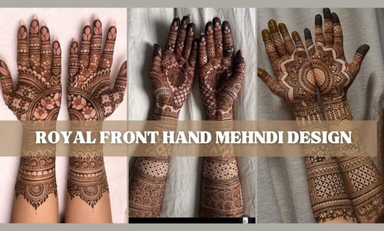royal front hand mehndi design