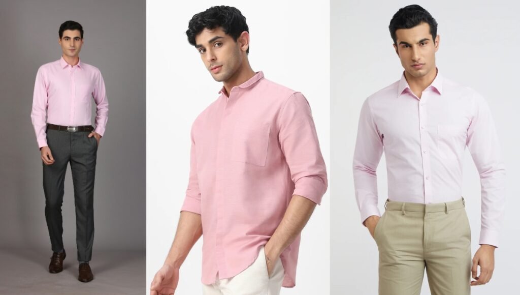 Pink Shirt Matching Pant