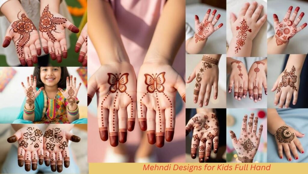 Mehndi Designs for Kids Full Hand