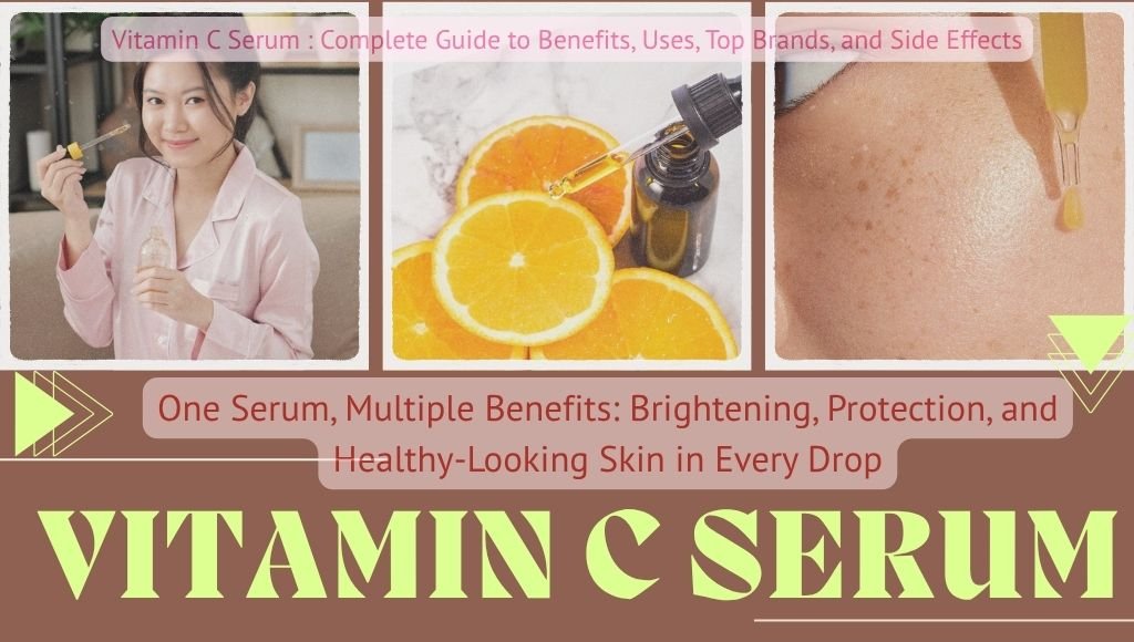 Vitamin C serum application as part of a daily skincare routine for brighter-looking skin