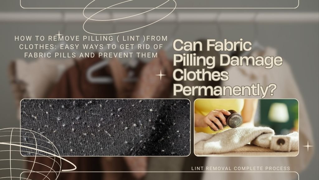 How to remove pilling from clothes showing fabric pills on sweater and fabric shaver removing fuzz