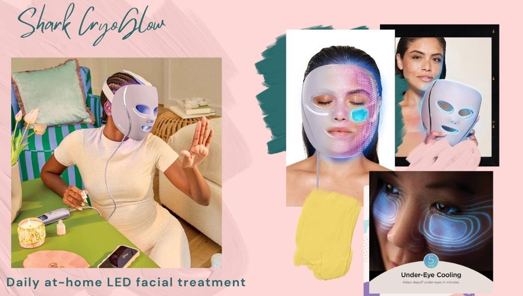 Real Shark CryoGlow LED Face Mask results.